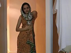 Indian Sexy Beautiful Babe Jasmine Takes Off Her Bra